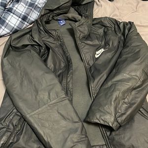 Nike windbreaker jacket with fleece